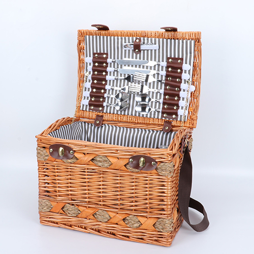 Willow Picnic Basket (4-person set)#1754
